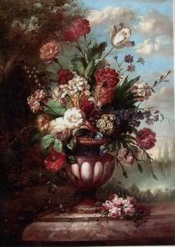 unknow artist Floral, beautiful classical still life of flowers.069 France oil painting art